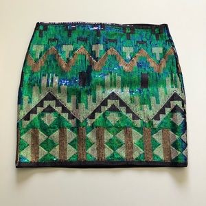 Mini Sequins Skirt
